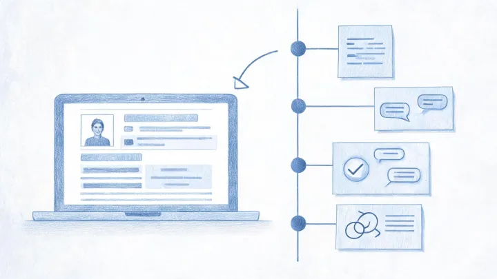 Company research editorial illustration